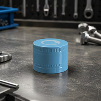 Capsules à vis ROPP miniatures en aluminium de 18 mm Topack, design personnalisé, avec insert en PE pour bouteilles d'échantillons de spiritueux miniatures