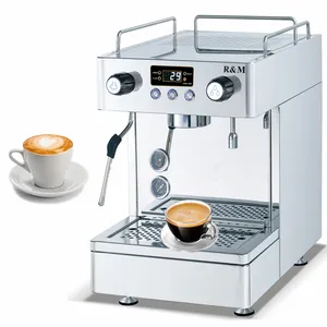 Ucuz İtalyan sıcak kahve makinesi kahve makinesi mini stant kahve espresso kaffee ticari expreso makinesi kullanımı latte kahve sanat