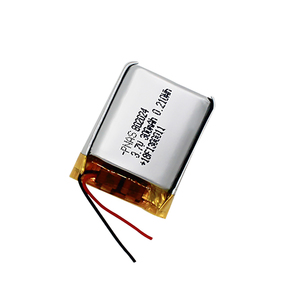 Ul1642 iec62133 UN38.3 phê duyệt pnas có thể sạc lại chất lỏng Pin 702025 802025 3.7V 300mAh 350 điện tử <span class=keywords><strong>ti</strong></span>êu dùng-20 ~ 60C - Product Image 6