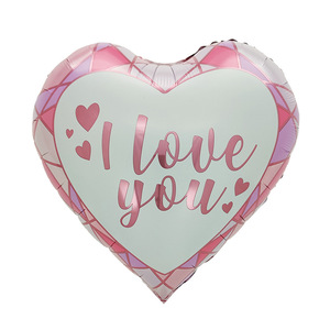 Cross-Border for 18inch Single Heart English Valentine's Day Qixi Festival <strong>Aluminum</strong> <strong>Foil</strong> <strong>Balloon</strong> Wedding Party Decoration - Product Image 6