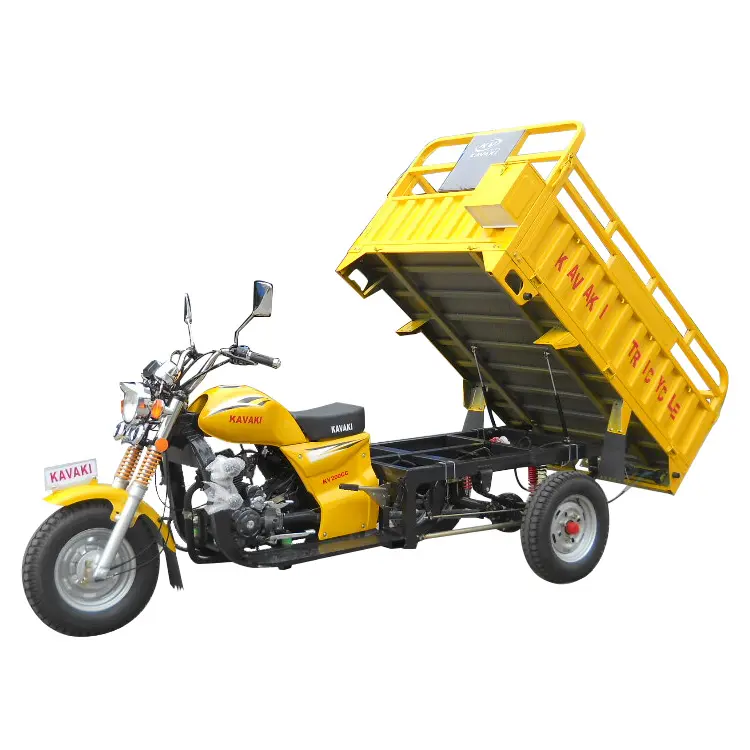 Landbouw gebruik 3 whee motor 200cc luchtgekoelde benzine benzine cargo gehandicapten driewielers passagier