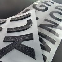 Badges thermocollants en silicone TPU 3D personnalisés de haute qualité P06 avec logo en relief pour les vêtements d'équipe sportive
