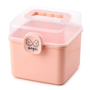 Plastic Multi-layer Medicine Box Household Large-capacity Medicine Box Drug Storage Box Organizer First Aid Kit Organizer