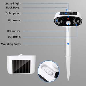 N27 2025 Repellente Solare a LED per Uccelli e Roditori da Giardino, Dissuasore Ultrasonico per Animali - Product Image 5