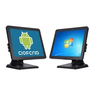 Nueva pantalla táctil de 15 pulgadas caja registradora pos máquina tienda Windows/android pos terminal gasolinera Punto de Venta sistema POS