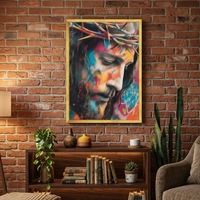 Décoration intérieure, œuvre d'art encadrée, portrait, art mural, impression, peinture