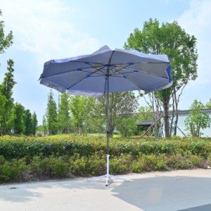 Sombrilla de Playa Clásica para Exteriores al por Mayor con Varillas de Acero Inoxidable para Protección Solar - Product Image 2