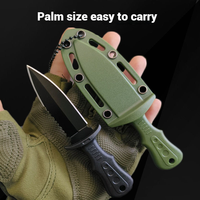 Outil de sécurité miniature portable pour l'extérieur avec étui, outil de survie d'urgence en acier inoxydable
