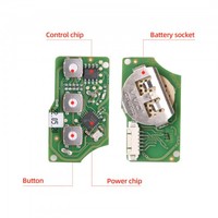 Xhorse VVDI BEE Key Tool Lite Detección de Frecuencia y Clonación de Transpondedor para Teléfonos Android, Incluye 6 Controles Remotos XKB501EN Gratis