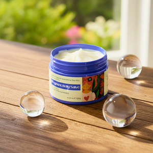 Crème hydratante apaisante pour le ventre de grossesse à la lavande, label privé en gros, OEM, 100% naturelle, blanchissante, nettoyage en profondeur - Product Image 3