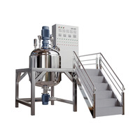 LINHONG Cosmetics Cream Emulsifying Machine avec Agitator High Shearing Homogenizer Mixing Tank for High Skin Care Products