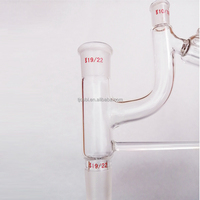 Aparato de Destilación a Presión Reducida para Laboratorio CS Labglass, Cabeza de Destilación Claisen Integrada de Vidrio Borosilicato al Vacío