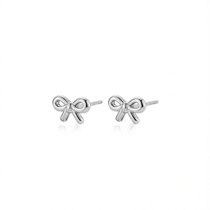 AMY bowknot ต่างหูชุบทองสำหรับผู้หญิงของขวัญเครื่องประดับแฟชั่น - Product Image 2