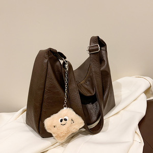 I-0322 sac fourre-tout de grande capacité pour femmes nouveau et populaire sac à bandoulière sous les bras avec fermeture éclair pour toutes les saisons - Product Image 2