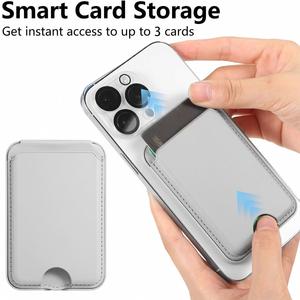 Custom Cartoon Magnetic PU Leather Phone <b>Wallet</b> Credit Card & Passport <b>Holder</b> with No Closure for - Product Image 3
