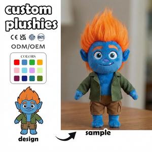 Jouets en peluche chat vert sur mesure, fabrication OEM ODM, logo personnalisé, poupée en peluche avec estampage doré - Product Image 5