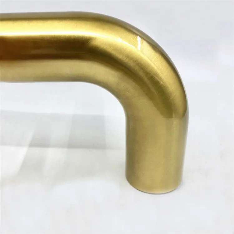 Curved brass ferrules new design decorative brass sleeve Chinese furniture chair armrest protection cover