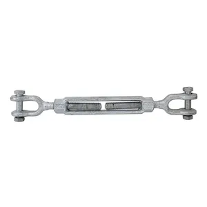 Din1480 Marine Galvanized Drop Forged M25 Clevis Jaw And Jaw Turnbuckle M20 Turnbuckles Crisby Brand Guangdong
