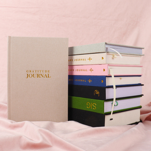 Tùy chỉnh vải linen Bìa Cứng hàng ngày tự cải thiện lòng biết ơn Nhật Ký cuốn sách lòng biết ơn Tạp Chí - Product Image 3