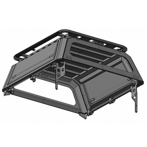 Cubierta Rígida de Acero de 8 Pies para Camioneta, Impermeable y Ligera, Compatible con Ram 4x4 - Product Image 2