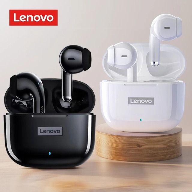 Original Lenovo Thinkplus LP40 Pro TWS Earbuds BT5.1 HiFi Bass Waterproof In-Ear Wireless Earphones Audifonos Auriculares Sports
