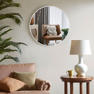Top Seller <strong>Large</strong> Round <strong>Circle</strong> Wall Decor <strong>Mirror</strong> Bath <strong>Mirror</strong> with Black Metal Frame Metal - Product Image 6