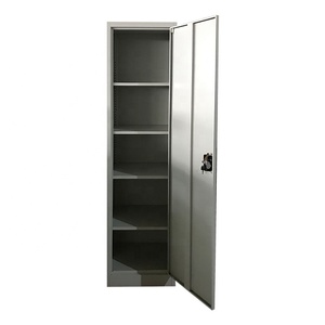 Economy Single Door Metal <strong>Cupboard</strong> Slim Metal <strong>Storage</strong> Cabinet Narrow Metal <strong>Utility</strong> <strong>Storage</strong> <strong>Cupboards</strong> with 4 Adjustable Shelves - Product Image 5