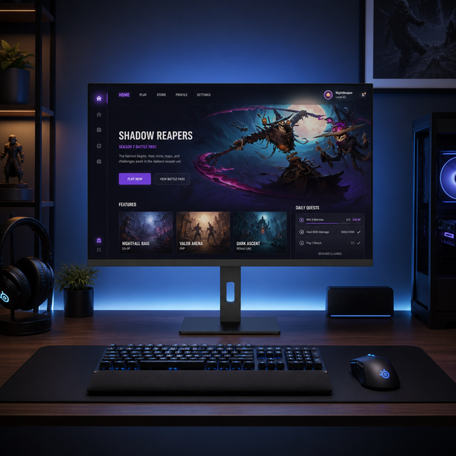 32 Inch Gaming Monitor for IPS Panel FHD 165Hz 1ms Response 178 Viewing Angle LED Backlight