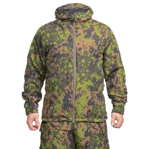 Jaqueta camuflada masculina de caça, casaco camuflado com estampa personalizada para caça, ao ar livre, impermeável, camada única, uso único, jaqueta de caça