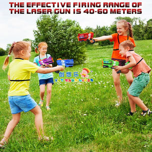 Juego de <span class=keywords><strong>Pistolas</strong></span> Láser EPT <span class=keywords><strong>para</strong></span> 4 Jugadores, Juego de <span class=keywords><strong>Pistolas</strong></span> Láser <span class=keywords><strong>para</strong></span> Adolescentes con Pantalla LED Digital de Puntuación y Chalecos - Product Image 2