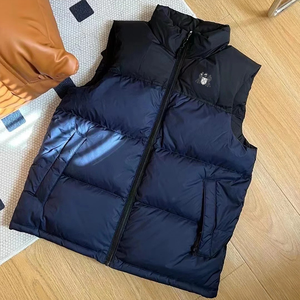 <span class=keywords><strong>Gilet</strong></span> ample Nor-th, épais et chaud, doudoune d'hiver pour homme et <span class=keywords><strong>femme</strong></span>, veste zippée brodée - Product Image 5