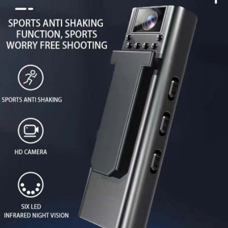HOT A10 WiFi Back Clip Pocket Camera Sports Anti Shaking HD Recording Pen with Night Vision and TF Card