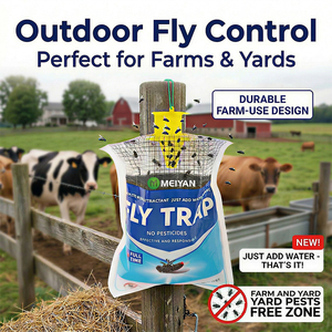 Piège à mouches suspendu pour jardin extérieur, installation facile, sans entretien, jetable, durable - Product Image 3