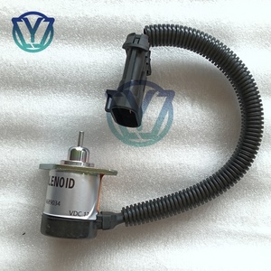 Válvula Solenoide de Corte de Combustible CYJ 6689034 12V 1G577-60011/6689034 Compatible con Motores A300 S250 S300 S750 T250 T300 T770 - Product Image 3