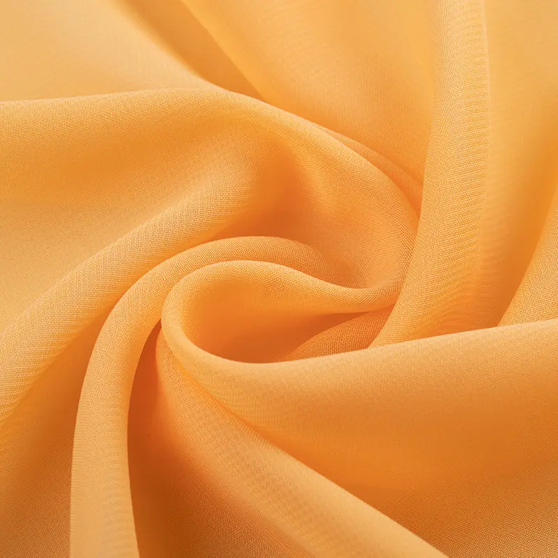 Hoge Kwaliteit Polyester Spandex Chiffon Stof Met Hanger Gevoel Voor Blouse Shirt Jurk Haute Couture