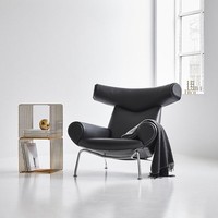 OX Designer-Sofa-Sessel Italienischer Minimalistischer Luxus-Freizeitstuhl mit Metallrahmen für Hotel/Büro-Nutzung