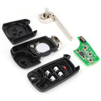 Llave Inteligente Resistente Holden con Control Remoto Flip 433MHz ID46 para Barina Cruze Commodore VF, Diseño de 3 Botones, Uso Interior y Exterior