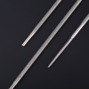 Lot de 3 limes à chaîne diamantées 100 mm pour affûtage de précision des chaînes de scie en carbure, outils <span class=keywords><strong>d</strong></span>'entretien pour scies électriques en acier trempé - Product Image 4