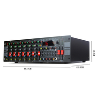Console de mixage audio professionnelle 8 canaux UR-802FX avec Bluetooth, USB et 99 effets DSP pour scène, mariage, DJ et performances live