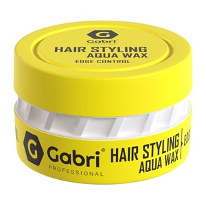 Cera para Peinar el Cabello Profesional Gabri, Fijación Fuerte a Base de Agua, 150 ml, Aroma a Sandía, Suaviza los Bordes - Product Image 1