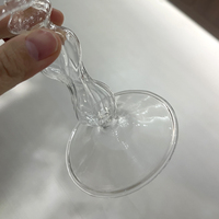 Lampe de table de type bougie, porte-bougie en verre soufflé pour la décoration de mariage et de la maison