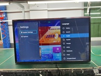 Téléviseur LED intelligent 43 pouces pour la maison, salon, chambre à coucher, télévision à écran plat