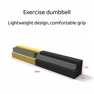 CZFIT Two-Colors Silicone Lipstick-Shaped <b>Dumbbells</b> Durable Weight Training Yoga Studio Home Dipped <b>Dumbbells</b> - Product Image 6