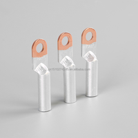 Connecteurs de transition bimétalliques plats pour câbles, en cuivre et aluminium (Cu Al), extrémités soudées par friction