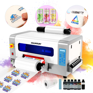 Colorsun Best Selling Double Heads UV DTF Transfer <b>Film</b> Sticker AB <b>Film</b>/UV DTF Printer /crystal Label Printer - Product Image 1