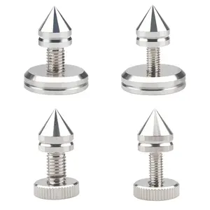 RASANTEK Stainless Steel 304 Chrome Plated Speaker Spike Isol Feet