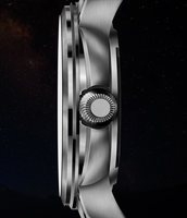 Montres automatiques en acier pour hommes, design et fabrication d'usine, avec calendrier et petite seconde, pour marque privée