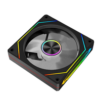 Ventilateur de refroidissement CPU RGB Wanmsile 120 mm, LED spectre complet, roulement fluide, 4 broches, 26 dBA, fonctionnement silencieux pour le refroidissement du processeur de boîtier d'ordinateur