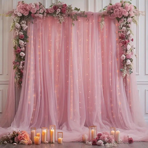 Nuovo Sfondo Trasparente in Chiffon per Matrimoni e Feste di Compleanno - Decorazione Fotografica da Esterno Durevole e Riutilizzabile di <span class=keywords><strong>YR</strong></span> - Product Image 3
