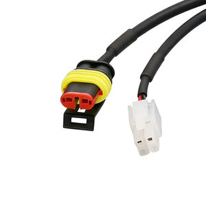 Cablaggio di Collegamento per Luci Atmosferiche Auto DJ7021-1.5-21 a <span class=keywords><strong>2</strong></span> Fori, Cavo di Assemblaggio HID Impermeabile con Terminale - Product Image 5